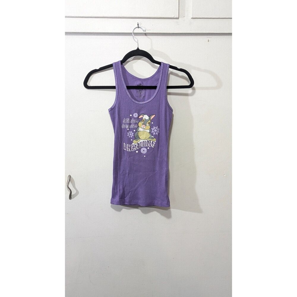 Purple Tank Top - Disney Thumper with sparkle sz. S - Picture 2 of 7
